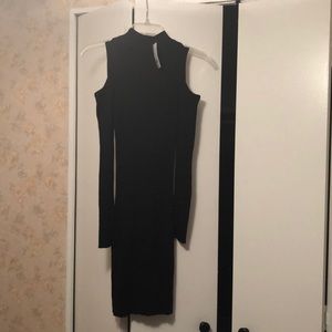 Black long sleeve Forever 21 dress